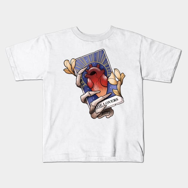 the lovers Kids T-Shirt by sample the dragon